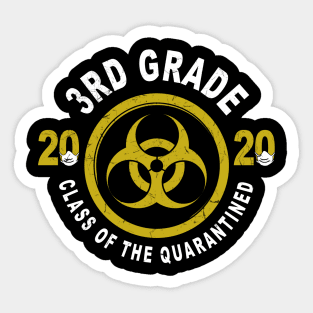 3nd Grade 2020 Class Of The Quarantined Graduation Sticker